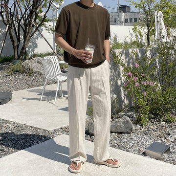 PAJU Pantaloni in lino Old Money