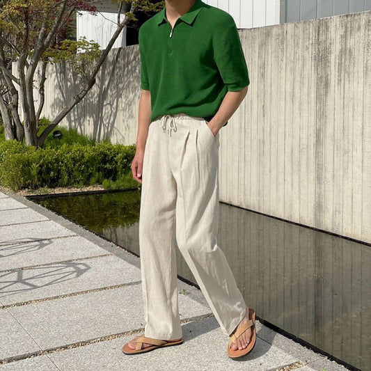 PAJU Pantaloni in lino Old Money